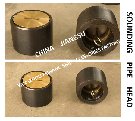 SOUNDING PIPE HEAD MEASURING PIPE HEAD SOUNDING INJECTION HEAD BODY MATERIAL - CAST STEEL, CAP - COPPER