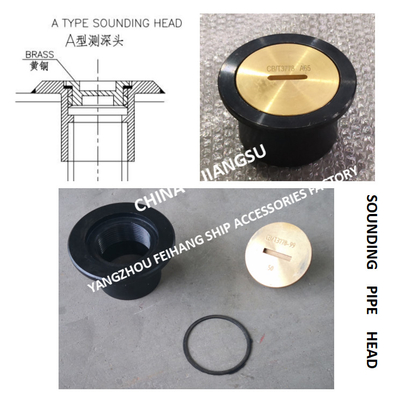 SOUNDING PIPE HEAD MEASURING PIPE HEAD SOUNDING INJECTION HEAD BODY MATERIAL - CAST STEEL, CAP - COPPER