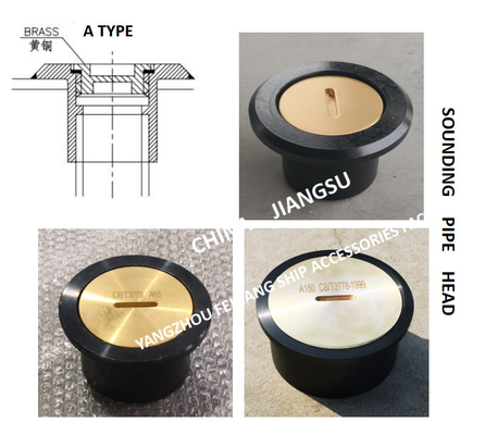 SOUNDING PIPE HEAD MEASURING PIPE HEAD SOUNDING INJECTION HEAD BODY MATERIAL - CAST STEEL, CAP - COPPER