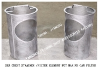 Stainless Steel 316 Main Sea Chest Filter-Sea Chest Filter-Sea Chest Elemen FILTER ELEMENT FOR MARINE CAN WATER FILTER