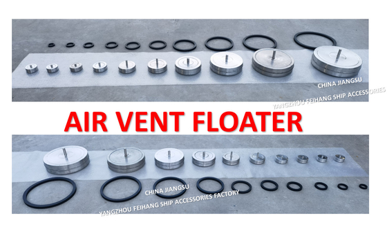 BREATHABLE CAP FLOATER 533HFB-100A BREATHABLE CAP FLOATING PLATE FKM-100A MATERIAL: STAINLESS STEEL