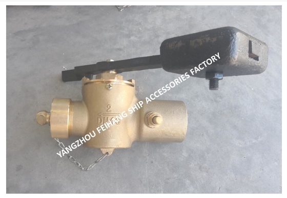 FH-40A SELF-CLOSING GLOBE VALVE BRONZE WITH COUNTER_WEIGHT FOR SOUNDING PIPES