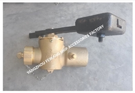 SELF-CLOSING VALVE FOR TANK SOUNDING. WITH VENT VALVE. MODEL-FH-50A  MATERIAL - BRONZE