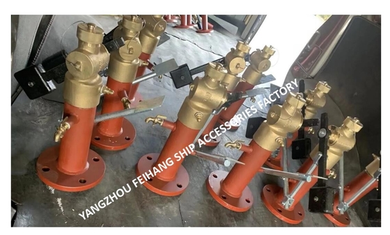 SELF-CLOSING VALVE FOR TANK SOUNDING. WITH VENT VALVE. MODEL-FH-40A  MATERIAL - BRONZE