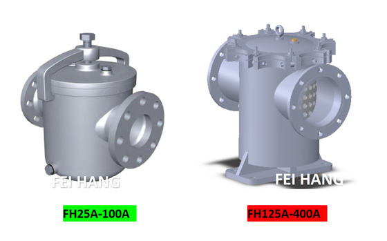 5K-65A CAN WATER FILTERS-IMPA 872004 MARINE CAN WATER STRAINER S-TYPE JIS F7121 BODY-CAST IRON FILTER-STAINLESS STEEL