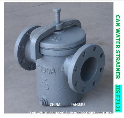 5K-65A CAN WATER FILTERS-IMPA 872004 MARINE CAN WATER STRAINER S-TYPE JIS F7121 BODY-CAST IRON FILTER-STAINLESS STEEL