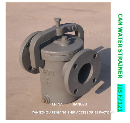 5K-100A CAN WATER FILTERS-IMPA 872007 MARINE CAN WATER STRAINER S-TYPE JIS F7121 BODY-CAST IRON FILTER-STAINLESS STEEL