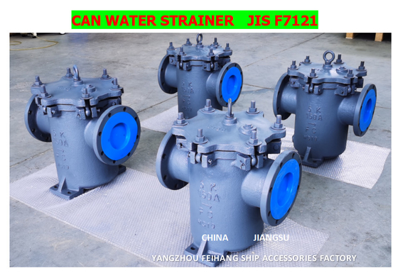 CAN WATER FILTERS 5K-150 S-TYPE-CAN WATER STRAINER5K-150 S-TYPE JIS F7121 BODY-CAST IRON FILTER-STAINLESS STEEL