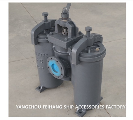 5K-100A DUPLEX OIL STRAINER H-TYPE JIS F7208-MARINE DUPLEX OIL STRAINER JIS F7208-DUPLEX WATER STRAINER