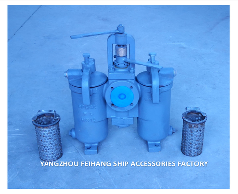 10K-40A  DUPLEX OIL STRAINER H-TYPE JIS F7208-MARINE DUPLEX OIL STRAINER JIS F7208-DUPLEX WATER STRAINER