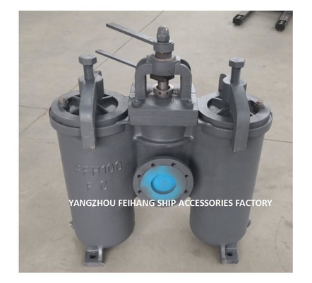 5K-100A DUPLEX OIL STRAINER H-TYPE JIS F7208-MARINE DUPLEX OIL STRAINER JIS F7208-DUPLEX WATER STRAINER