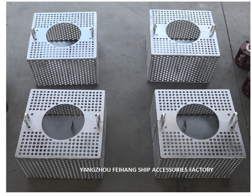 MARINE FILTER BOXES FOR SEWAGE WELL COMPARTMENT FH-150A  JIS F7206- MARINE STEEL PLATE BILGE WATER FILTER BOX