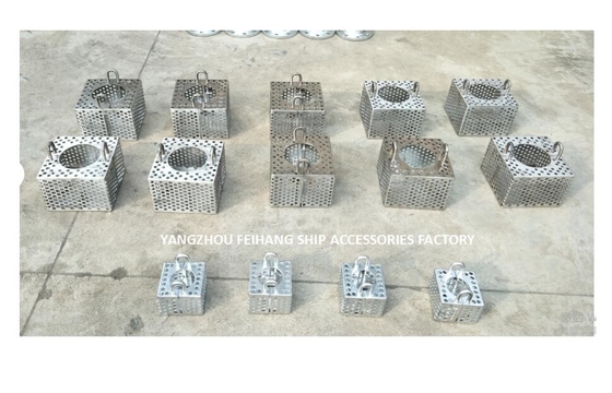 MARINE FILTER BOXES FOR SEWAGE WELL COMPARTMENT FH-150A  JIS F7206- MARINE STEEL PLATE BILGE WATER FILTER BOX