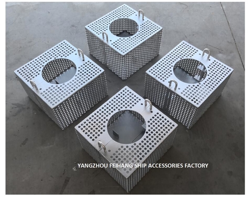 FILTER BOXES FOR SEWAGE WELL COMPARTMENT FH-150A  JIS F7206-JIS F7206-1998 MARINE STEEL PLATE BILGE WATER FILTER BOX