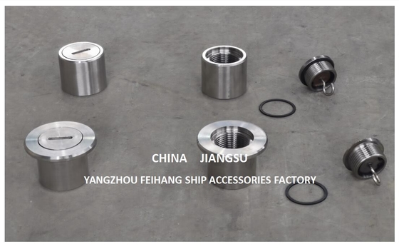 China C50 Stainless Steel Sounding Pipe Head Measuring Pipe Head With O-Ring , Material Stainless Steel