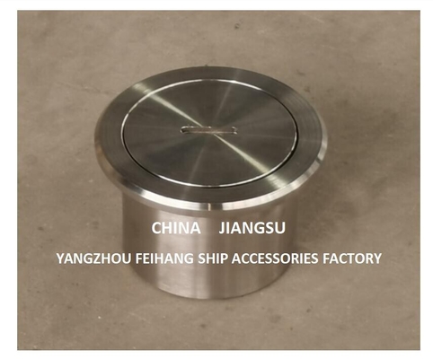 Feihang A50 Cb/T3778-99 Stainless Steel Sounding Pipe Head Assembly Sounding Plug With O-Ring , Material Copper