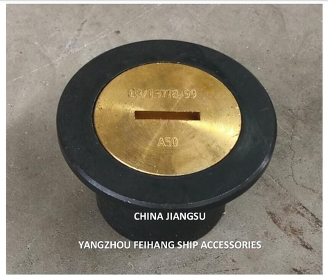 China A40 Cb/T3778 Sounding Pipe Head Assembly With O-Ring , Material Copper