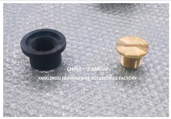 China A40 Cb/T3778 Sounding Pipe Head Assembly With O-Ring , Material Copper