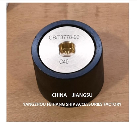 Feihang A50 Cb/T3778 Sounding Tube Cap Stainless Steel Sounding Pipe Cap  With O-Ring , Material Copper