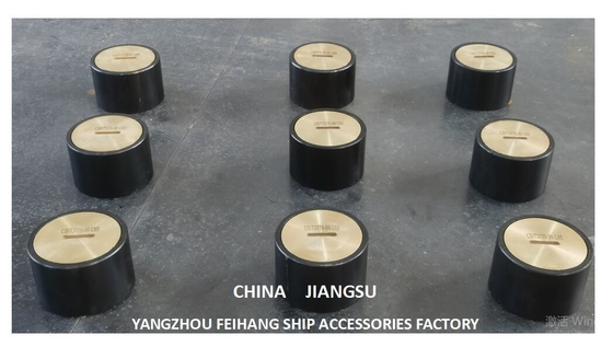 Feihang A50 Cb/T3778 Sounding Tube Cap Stainless Steel Sounding Pipe Cap  With O-Ring , Material Copper