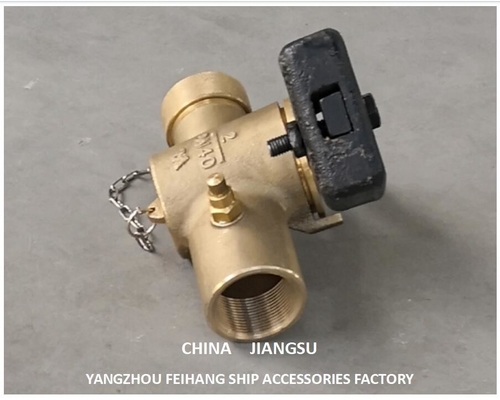 Marine Bronze Self-Closing Gate Valve Head for Sounding Pipe FH-DN40 CB/T3778  With Counterweight