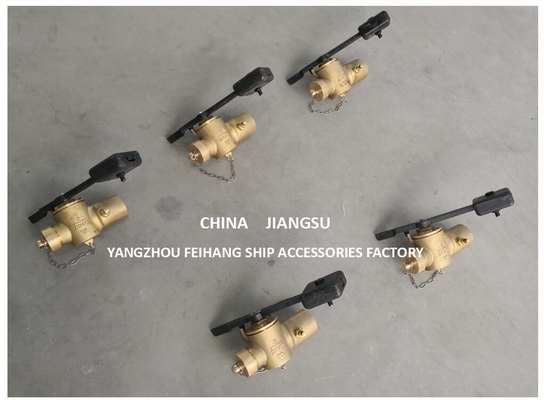 Fuel Tank Sounding Self-Closing Valve Fh-Dn40 Cb/T3778-99 Material-Bronze With Counterweight