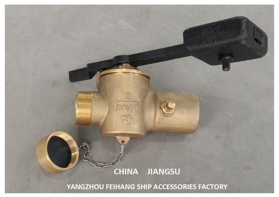 Marine Bronze Self-Closing Gate Valve Head for Sounding Pipe FH-DN40 CB/T3778  With Counterweight