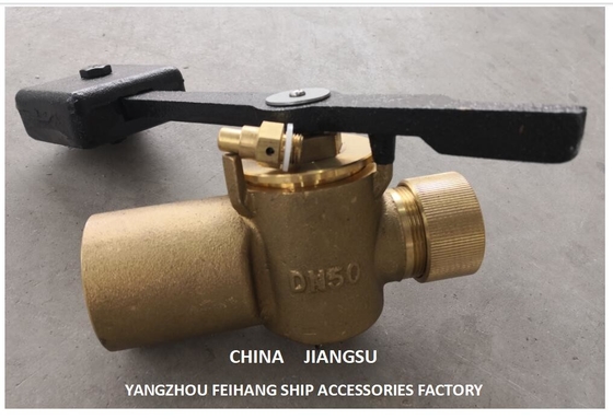 fH-50A Cb/T3778-1999 Marine Sounding Self-Closing Valve For Anchor Chain Cabin Material-Bronze With Counterweight