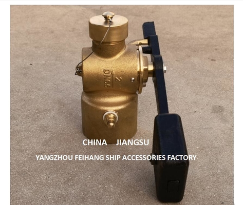 Cb/T3778-99 Self-Closing Gate Valve Heads For Sounding Pipe Model Dn65 Material-Bronze With Counterweight