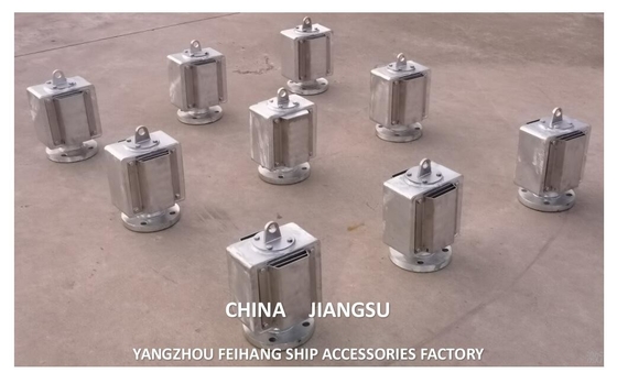 BILGE WATER TANK AIR PIPE HEAD NO.FH-125A BODY CARBON STEEL HOT-DIP GALVANIZING  WITH SUS316L FLOAT BALL