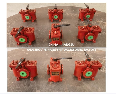 Duplex Strainer Model:As50-0.40/0.22 Cb/T425-94 For Lube Oil Pump Suction Filter