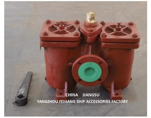 Marine Duplex Oil Strainers Model AS50-0.16/0.09 Cb/T425-94 marine duplex oil filters