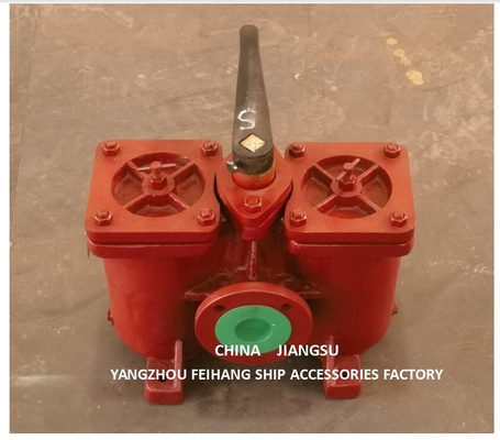 Double Oil Filter Model:As50-0.75/0.26 Cb/T425-94 For D.O. Delivery Pump Suction Double Oil Straines