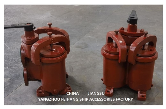 JIS 5K-25-100A DUPLEX OIL STRAINER(U-TYPE) & JIS F7224 DOUBLE OIL STRAINER(U-TYPE)-FEIHANG MARINE