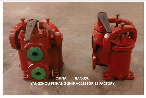 JIS 5K-25-100A DUPLEX OIL STRAINER(U-TYPE) & JIS F7224 DOUBLE OIL STRAINER(U-TYPE)-FEIHANG MARINE