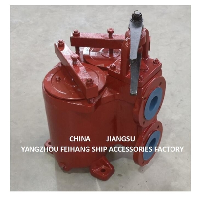 5K-100A Duplex Oil Straines(U-Type)  FOR FUEL OIL PUMP SUCTION & Duplex Basket Oil Strainers (U-Type) MODEL 5K-100A