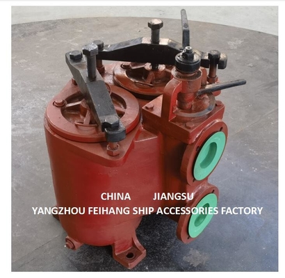 5K-100A Duplex Oil Straines(U-Type)  FOR FUEL OIL PUMP SUCTION & Duplex Basket Oil Strainers (U-Type) MODEL 5K-100A