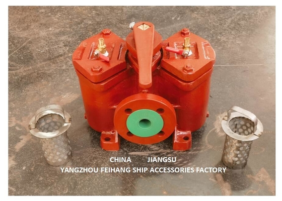 Duplex Oil Strainer Model:As25-0.40/0.22 Cb/T425-94 For Lube Oil Pump Suction Filter