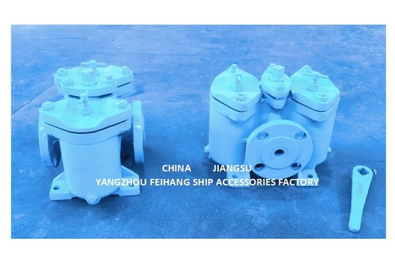 FEIHANG JIS 10K-25 Double Oil Strainers & Duplex Oil Strainer & Double Oil Filter & Duplex Oil Filters