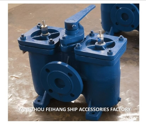 Cast Iron Duplex Strainers-Double Oil Filter-Duplex Oil Filter-Made In China AS16050 CB/T425
