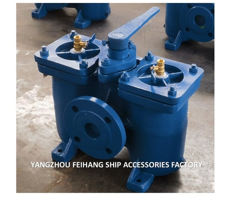 Cast Iron Duplex Strainers-Double Oil Filter-Duplex Oil Filter-Made In China AS16050 CB/T425