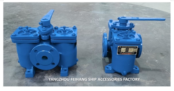 Cast Iron Duplex Strainers-Double Oil Filter-Duplex Oil Filter-Made In China AS16050 CB/T425