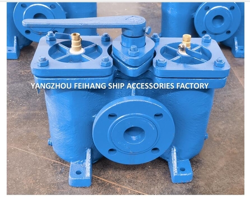 Technical Parameter Table For Duplex Oil Filter Model AS16050-0.75/0.26 CB/T425-94 Body Cast Iron Filter Cartridge