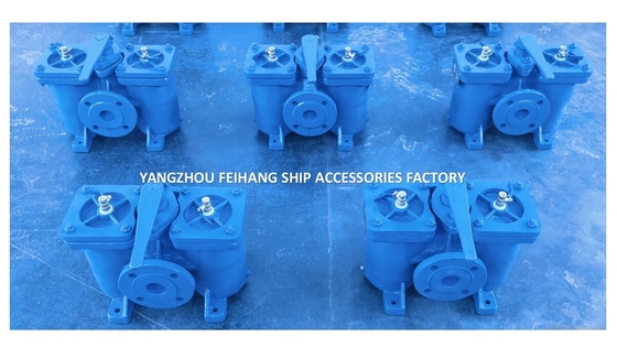 Technical Parameter Table For Duplex Oil Filter Model AS16050-0.75/0.26 CB/T425-94 Body Cast Iron Filter Cartridge