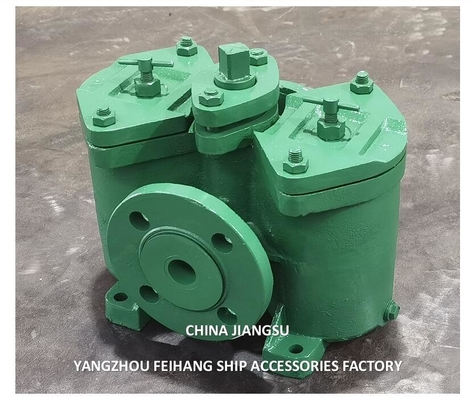 Duplex Oil Filter & Duplex Oil Strainers Model:AS32-0.75/0.26 Cb/T425-94 Body cast iron filter cartridge stainl