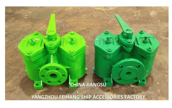 Duplex Basket Oil Filter AS4032 CB/T425 For Continuous Operations Without Cleaning Shutdown