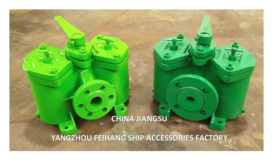 DUPLEX FUEL STRAINERS (INCLUDING FILTER ELEMENTS) A32-0.25/0.16 CB/T42 -94 FLANGE TO FLANGE (L) - 195mm