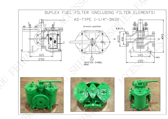 How To Order For Duplex Oil Filter AS32 Cb/T425 Duplex Oil Straienrs