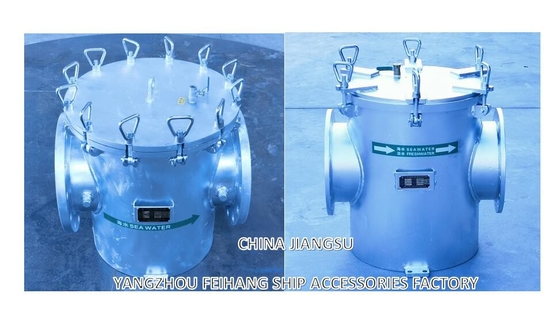 Simplex Coarse Water Filter & Sea Water Strainer Housing Model:AS250 CB/T497-2012 With Stainless Steel Filter Element