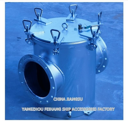 Carbon Steel Sea Water Filter For Ship  Use Model:AS250 CB/T497-2012 With Stainless Steel Filter Element